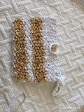 Porta iPad Bianco/Oro