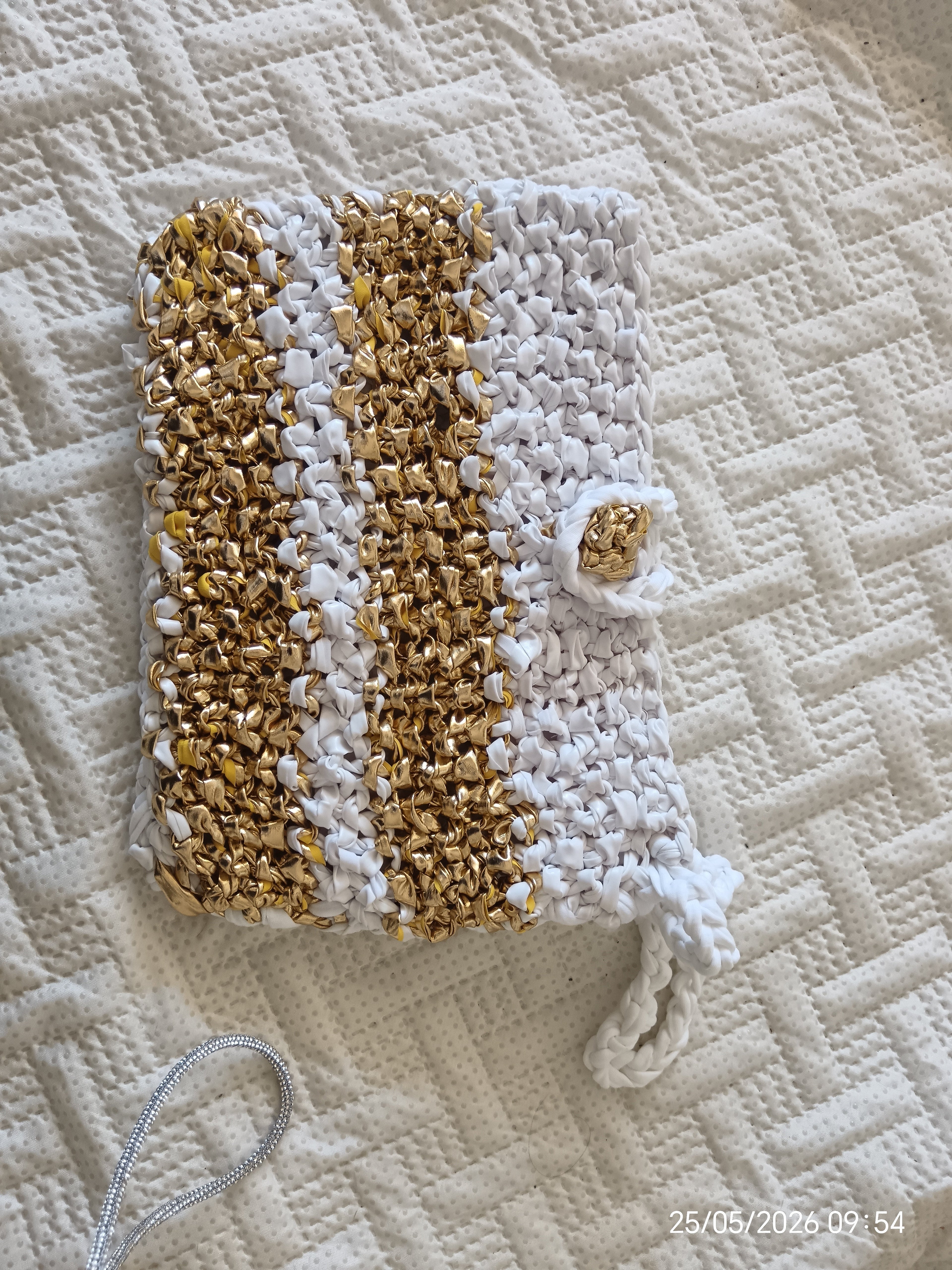 Porta iPad Bianco/Oro