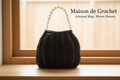 Borsa nera perle