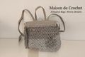 Borsa grigia all'uncinetto – Maison de Crochet